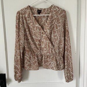 Free Press Long Sleeve Blouse